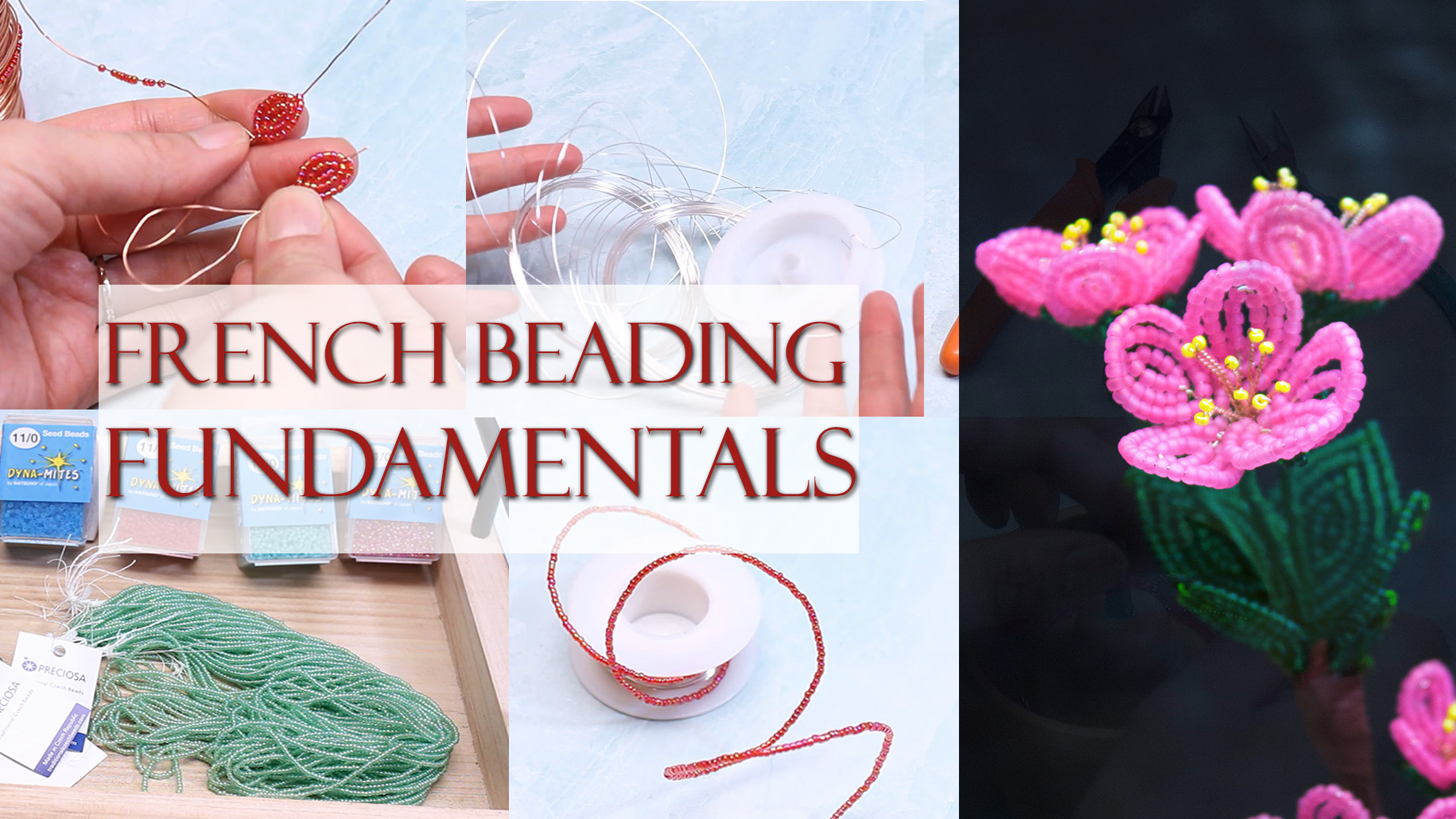 french beading funndamentals | Bead Flora Studio - Learn French beaded ...